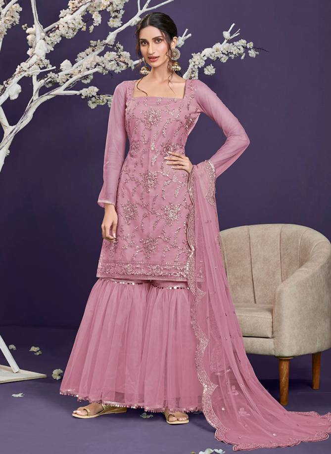 Alizeh Murad 5 Latest Heavy Festive Wear Butterfly Net With Embroidered Sharara Collection